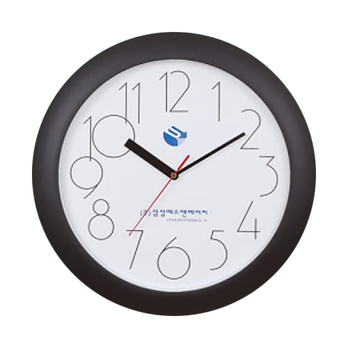 KLPK14014H (100개가격)모던35벽시계 사무실 벽시계 OEM 판촉물 홍보 시계제작 기념품